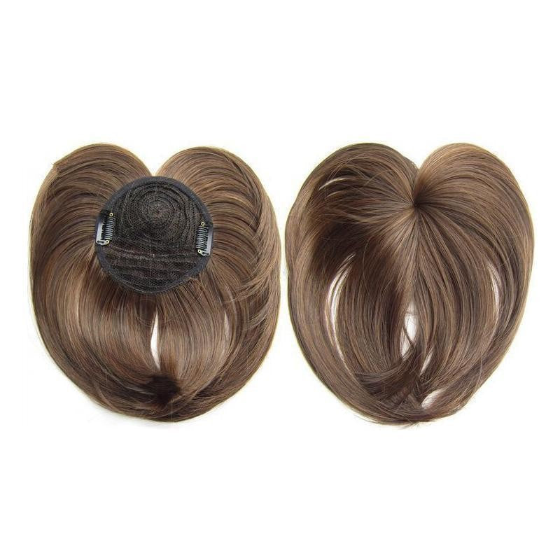Human Hair Crown Topper Clip-In Hairpiece for Women, Thinning Crown Coverage, Natural Color Hair Toppers for Hair Loss and Volume | Lonoma