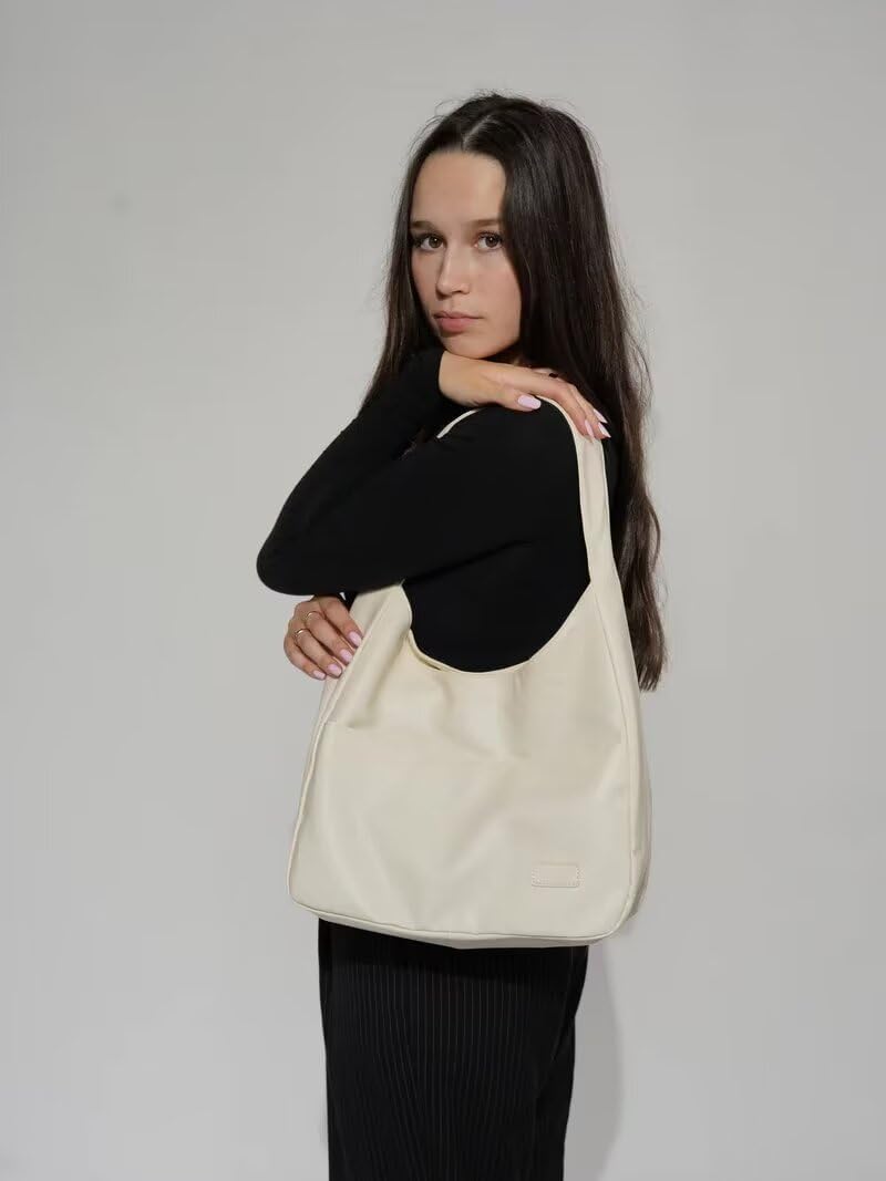 Soft Faux Leather Shoulder Bag in Contemporary Minimalist Silhouette for Work and Weekend Styling | Koossa