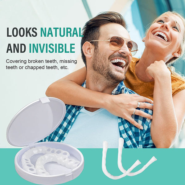 Snap-On Cosmetic Dental Veneers for Adults — Instant Smile Enhancement Solution for Everyday Confidence | Koossa