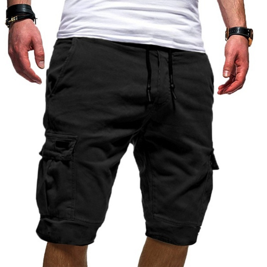Men's Multi-Pocket Cargo Shorts in Versatile Neutral Tones for Summer Walking and Weekend Leisure | Koossa