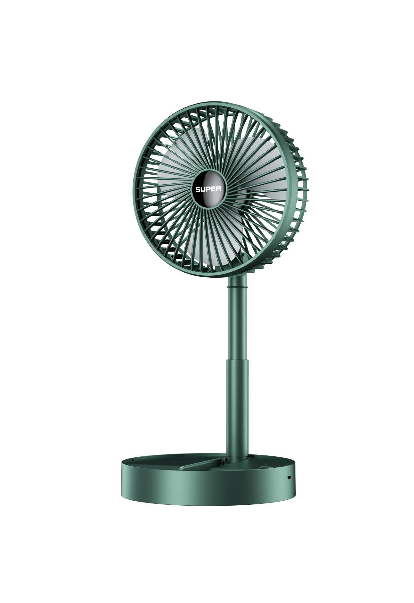 Compact USB Desk Fan with Five Speed Settings and Foldable Design for Office and Travel | Koossa