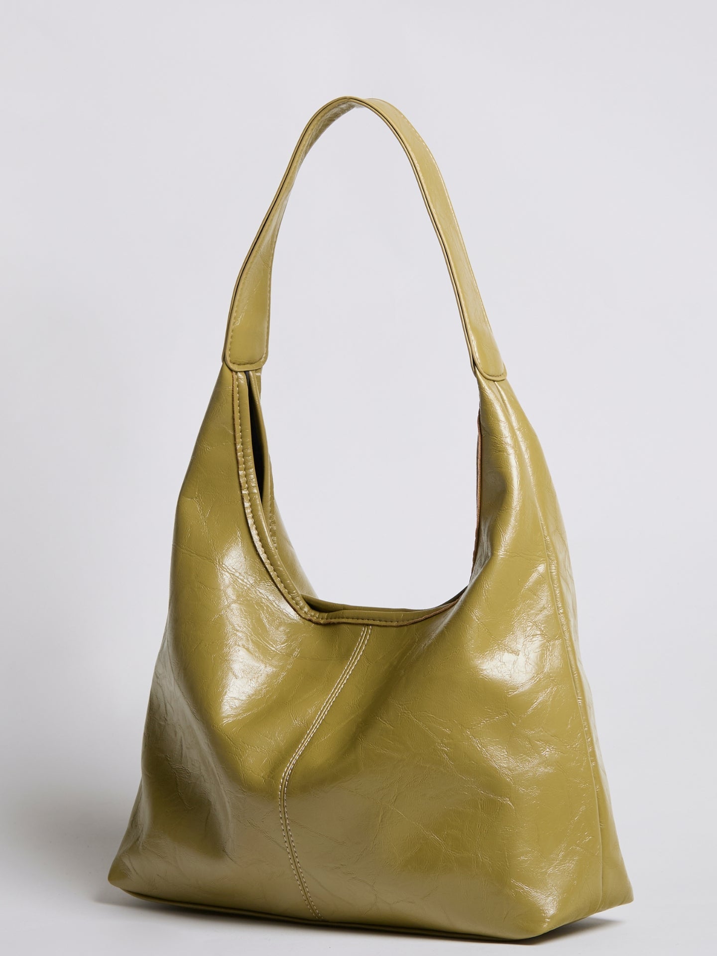 Soft Leather-Effect Tote Bag in Black with Matching Pouch | Spacious Everyday Shoulder Bag with Compartments | Koossa