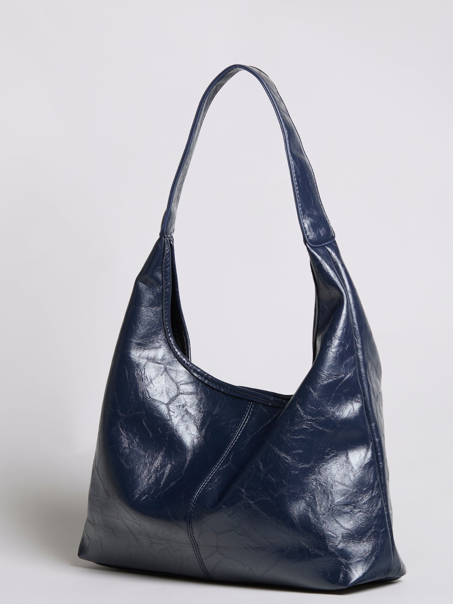 Soft Leather-Effect Tote Bag in Black with Matching Pouch | Spacious Everyday Shoulder Bag with Compartments | Koossa