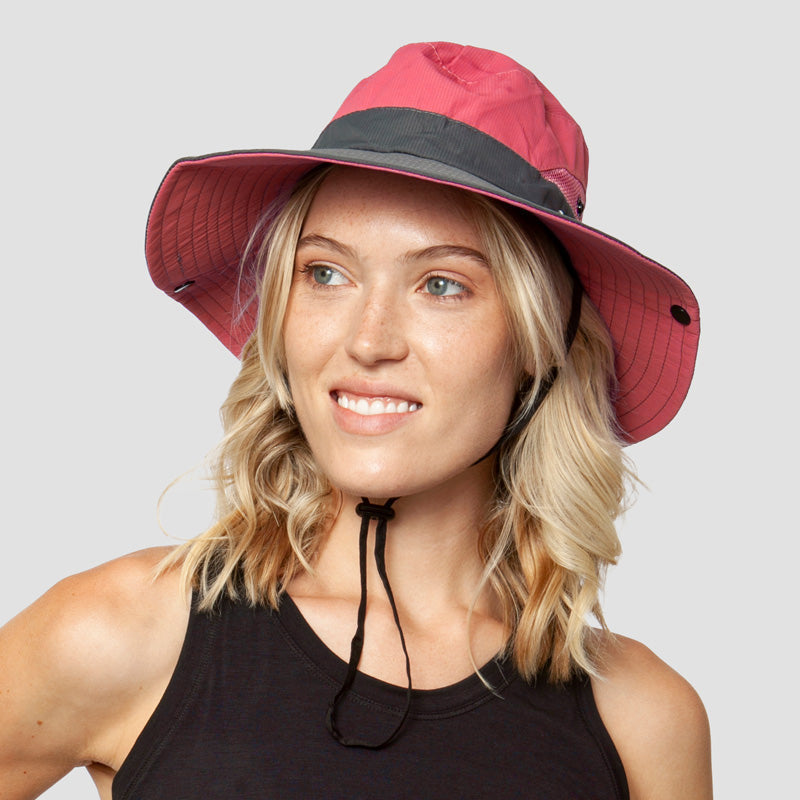 Women's Foldable Sun Hat with UPF50+ Protection — Wide Brim Packable Summer Hat for Holidays & Outdoor Activities | Koossa
