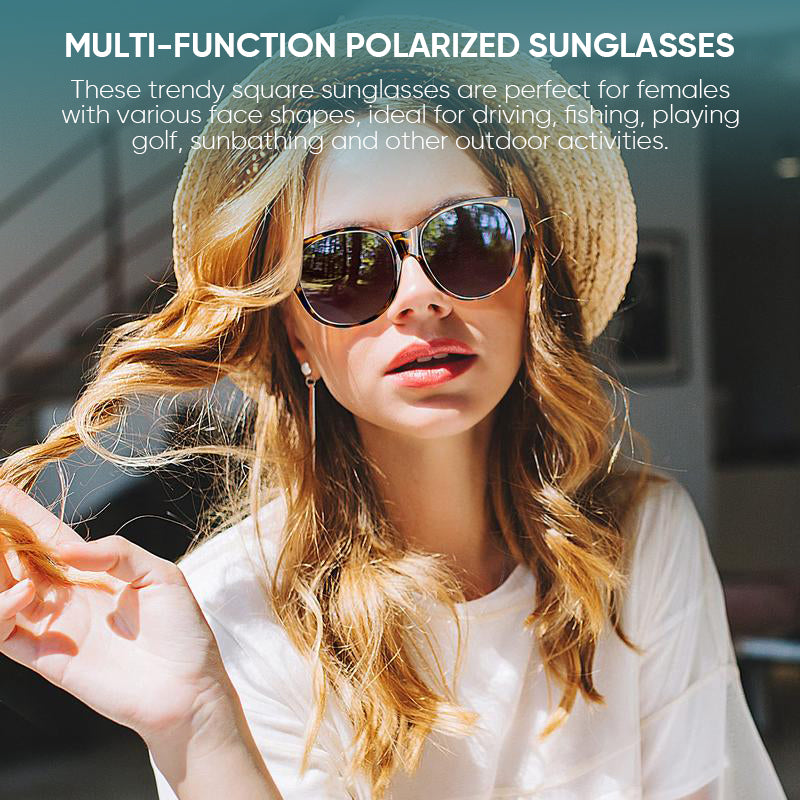 Surlinettes Solaires Polarisées UV400 Cat-Eye Protection Optimale pour Porteurs de Lunettes Homme Femme | Koossa