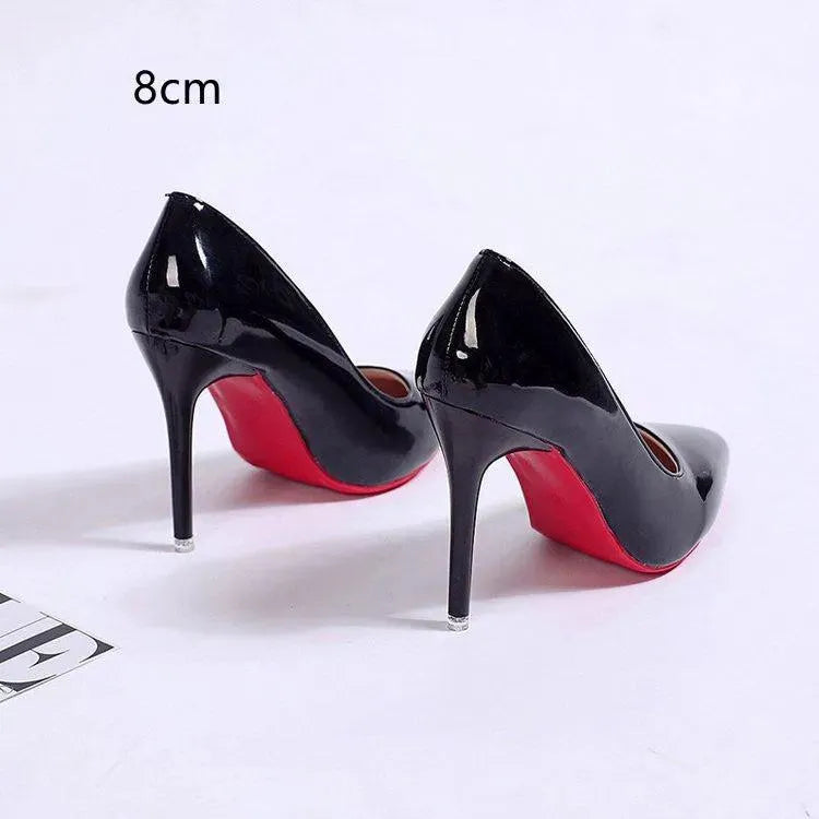 Women's Stiletto Court Shoes with Low Vamp & High Heel — Elegant Pointed Pumps for Office & Evening Wear | Koossa