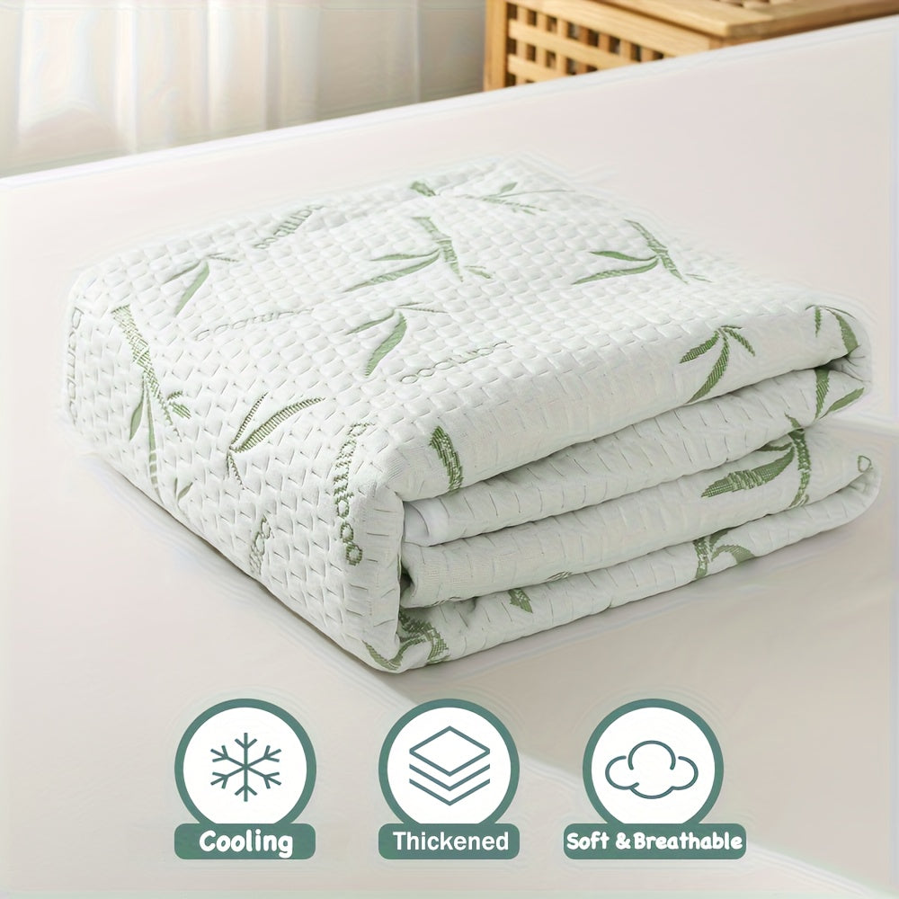 Protège-matelas Bambou Respirant Thermorégulateur 3D Confort Drap-Housse Ventilé Lit Naturel Hygiénique | Koossa