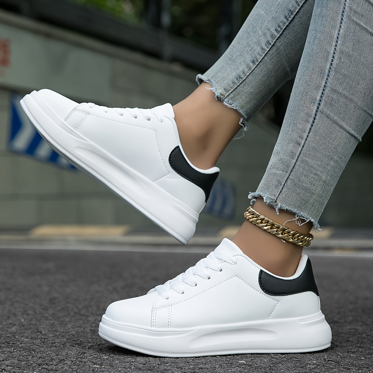 Women's White Textile Trainers with Clean Design & All-Day Comfort for Active Lifestyles | Koossa