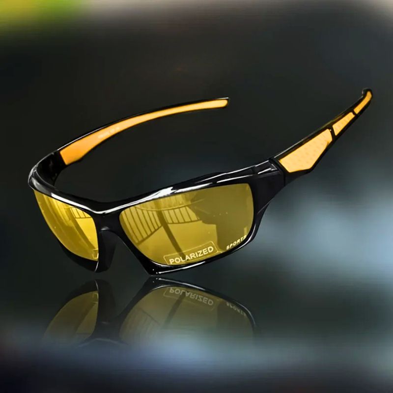 Polarised Shield Sunglasses in Streamlined Frame with UV Protection for All-Day Wear | Koossa