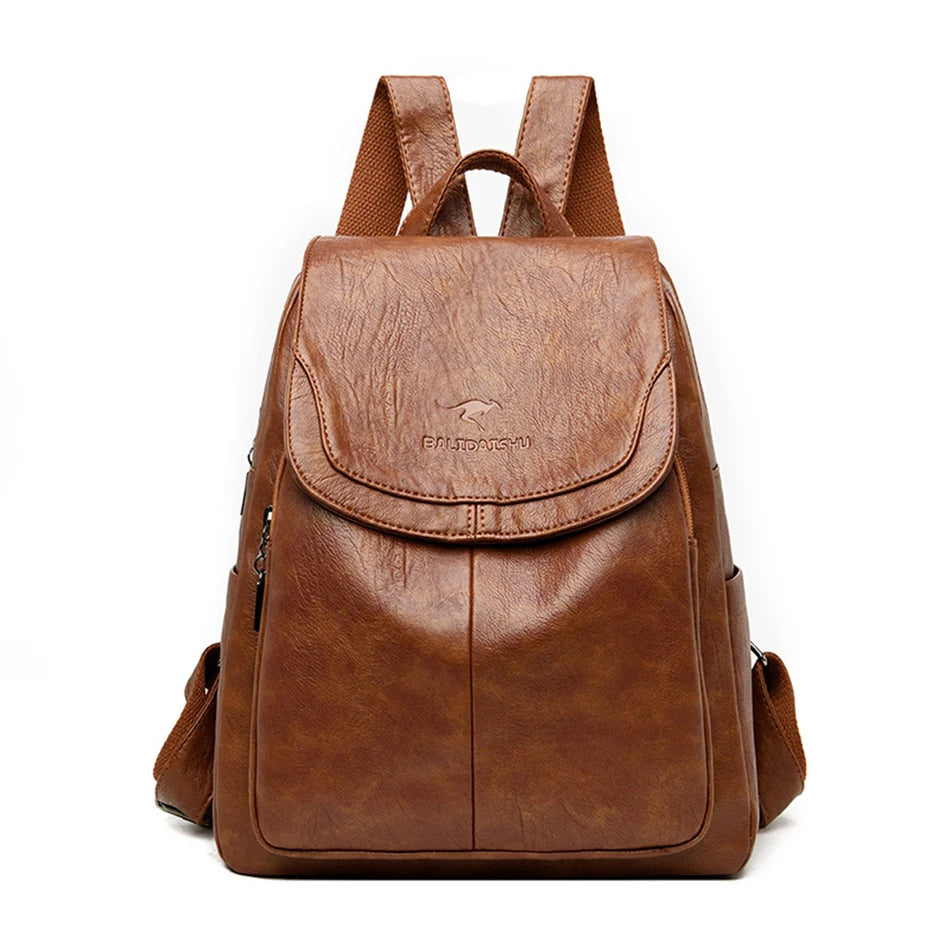 Women's Anti-Theft Backpack with RFID Protection & Concealed Zips — Secure Travel Rucksack for Urban Commuting | Koossa
