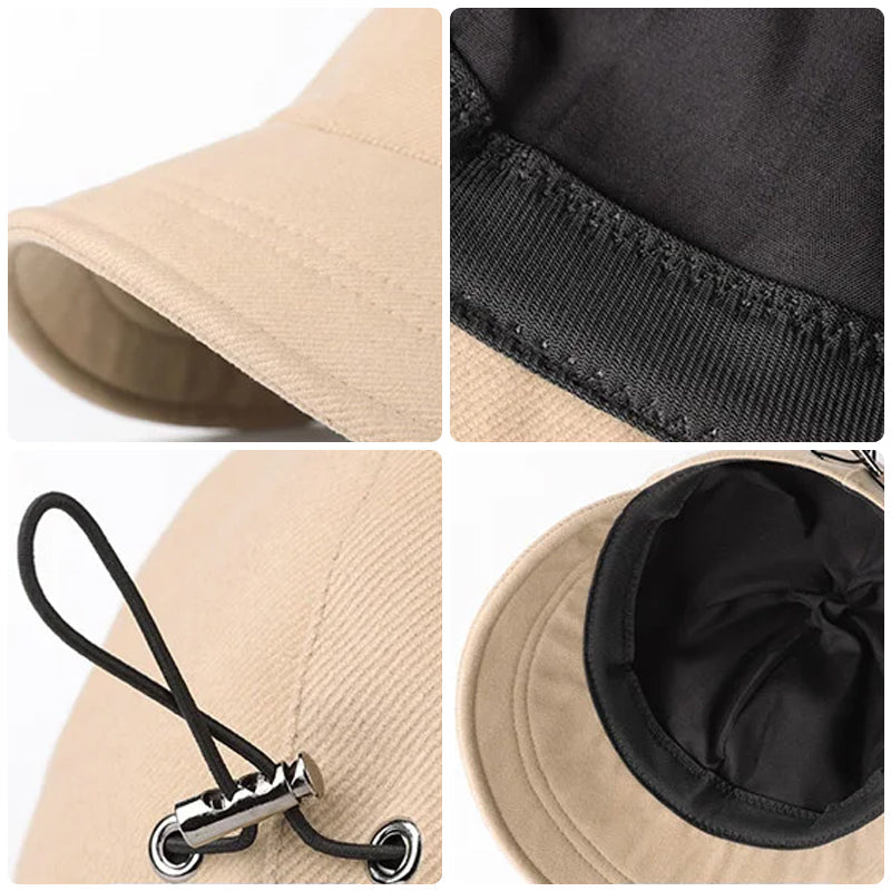 Women's Wide Brim Sun Hat — Foldable Travel Hat with Adjustable Fit for Beach & Garden | Koossa