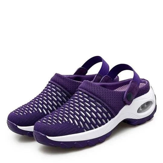 Women's Cushioned Walking Trainers — Breathable Mesh Trainers for All-Day Comfort & Active Wear | Koossa