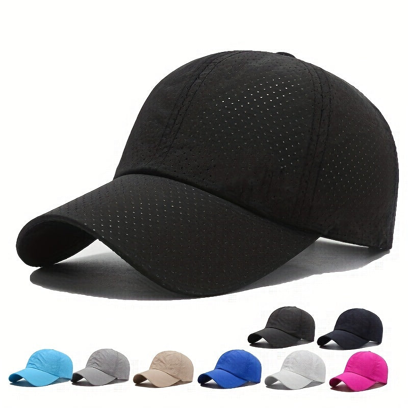 Breathable Mesh Baseball Cap with UV Protection, Quick-Dry Lightweight Sun Hat for Hiking, Running, Cycling, Fishing & Golf | Lonoma