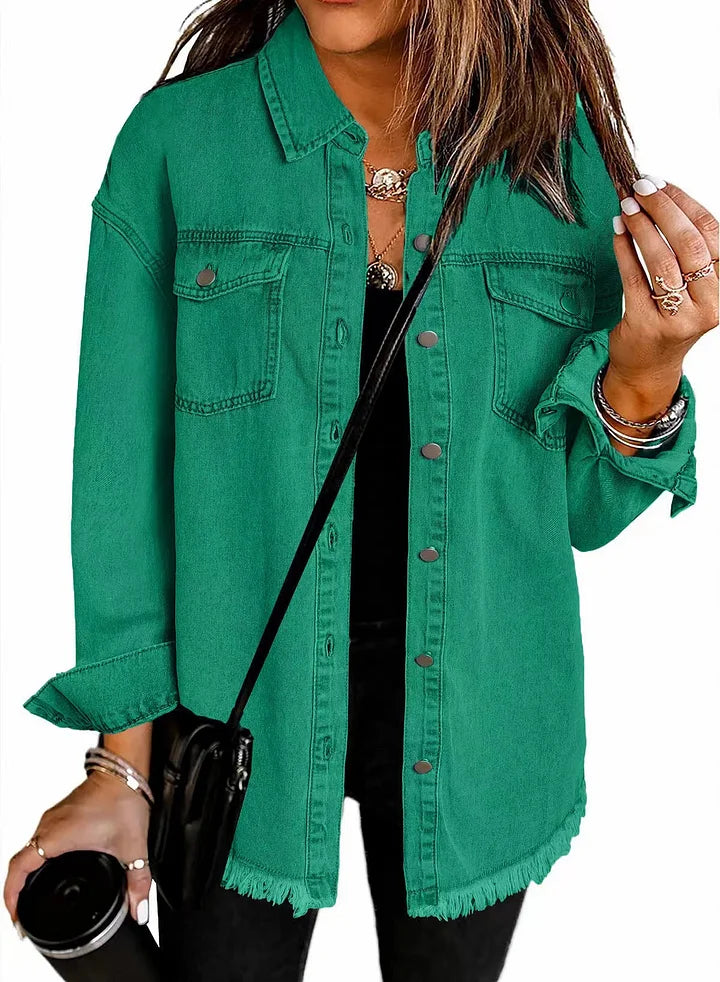 Women's Classic Denim Jacket — Timeless Everyday Outerwear in Premium Cotton for Effortless Style | Koossa