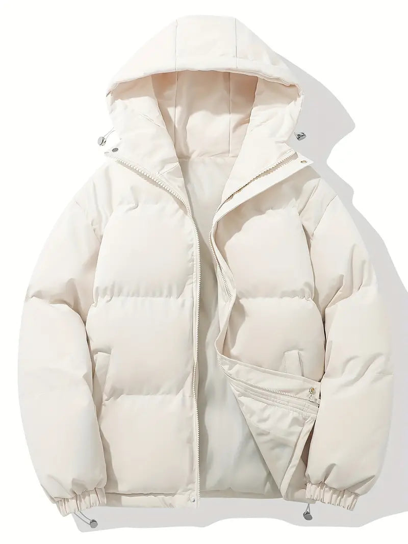 Quilted Puffer Jacket with Hood in Eight Colours for Layered Autumn Winter Warmth | Koossa