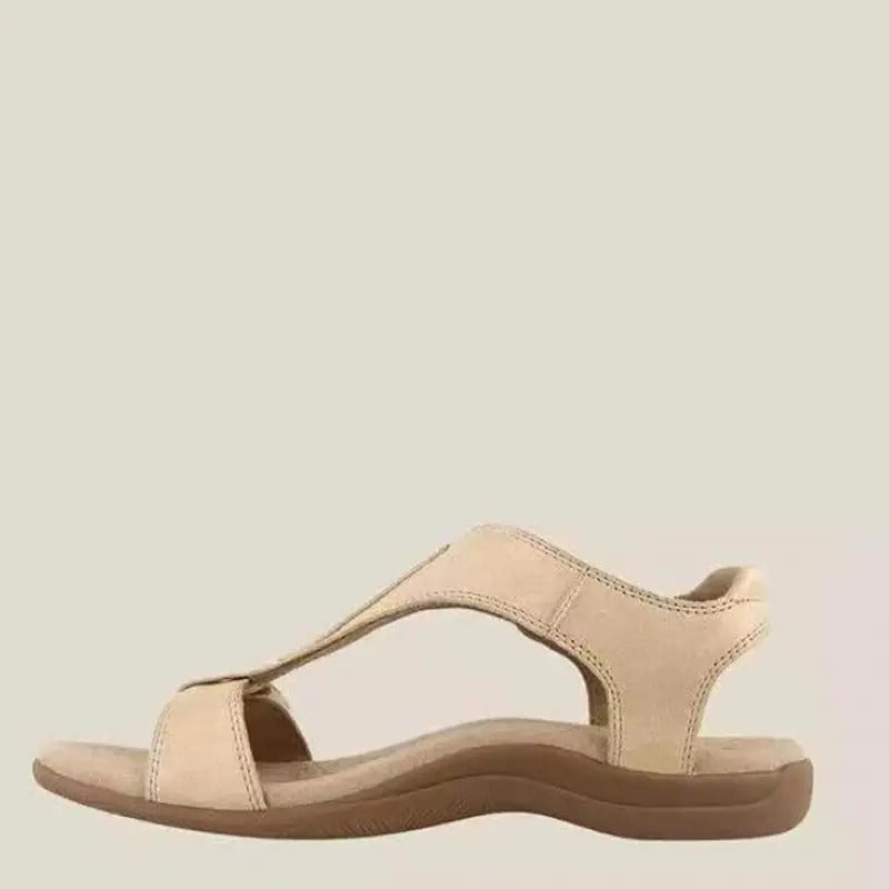 Orthopaedic Cross-Strap Sandal with Contoured Footbed in Six Colours for Spring and Summer | Koossa