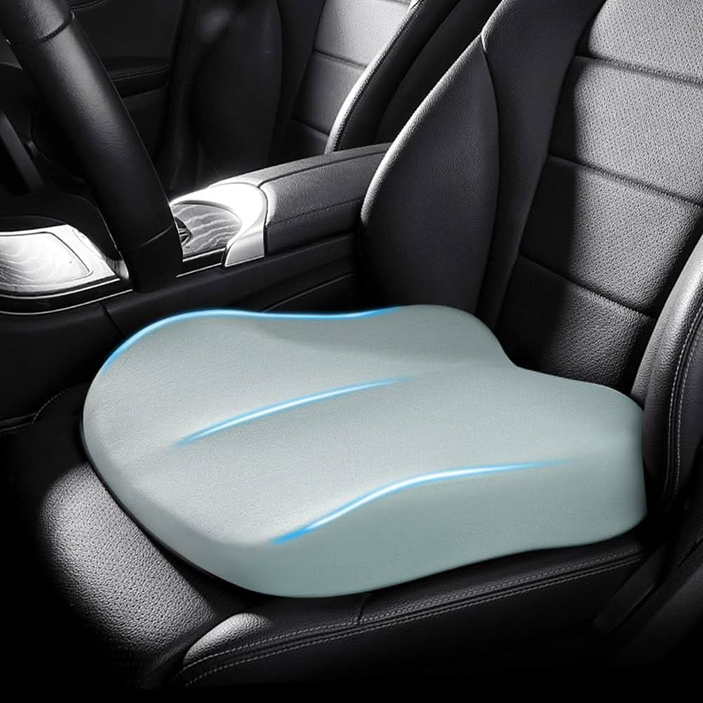 Memory Foam Seat Cushion for Cars – Lift Support Pad for Better Visibility & Posture | Lonoma