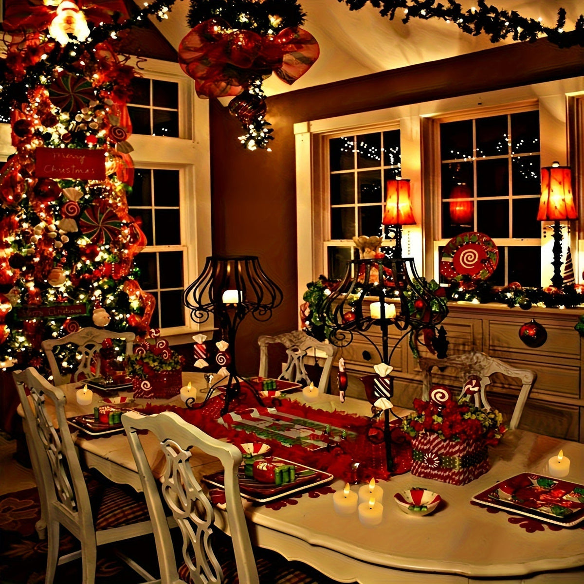 Flameless LED Tea Lights Battery Operated, Dimmable Warm White with Timer for Dining Table, Holiday Centerpieces, Lanterns & Mantel | Lonoma