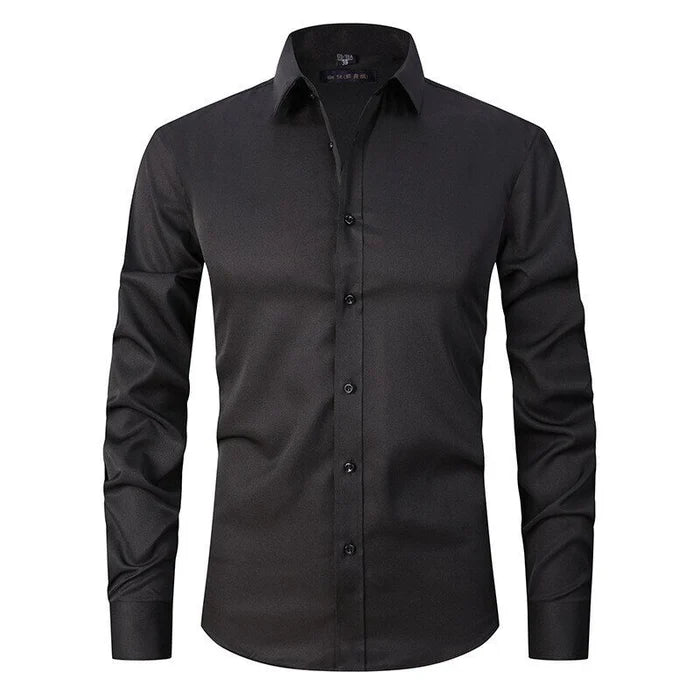 Men's Non-Iron Long Sleeve Shirt — Smart Casual Business Shirt for Office & Formal Occasions | Koossa