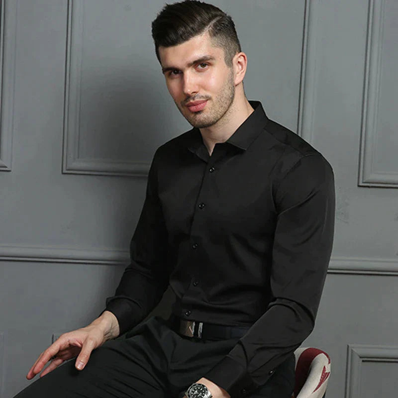 Men's Stretch Shirt — Comfortable Business Shirt for Office & Smart Casual Occasions | Koossa