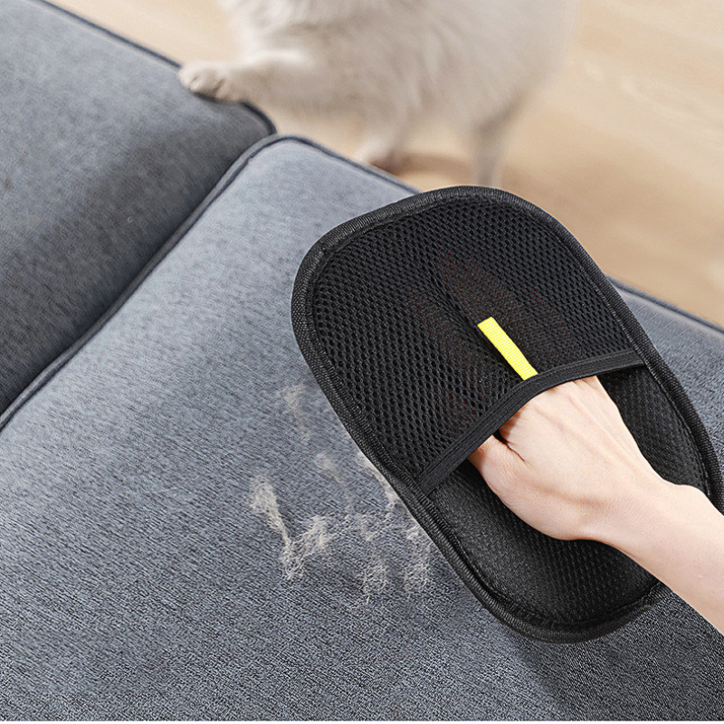 Pet Hair Remover Glove Wearable Lint Brush Cat Dog Fur Clothes Sofa Carpet No Battery Reusable Hair Removal Mitt | Koossa
