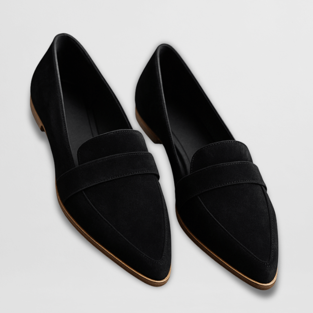 Suede Pointed Loafers in Classic Tones for Refined Everyday Elegance | Koossa