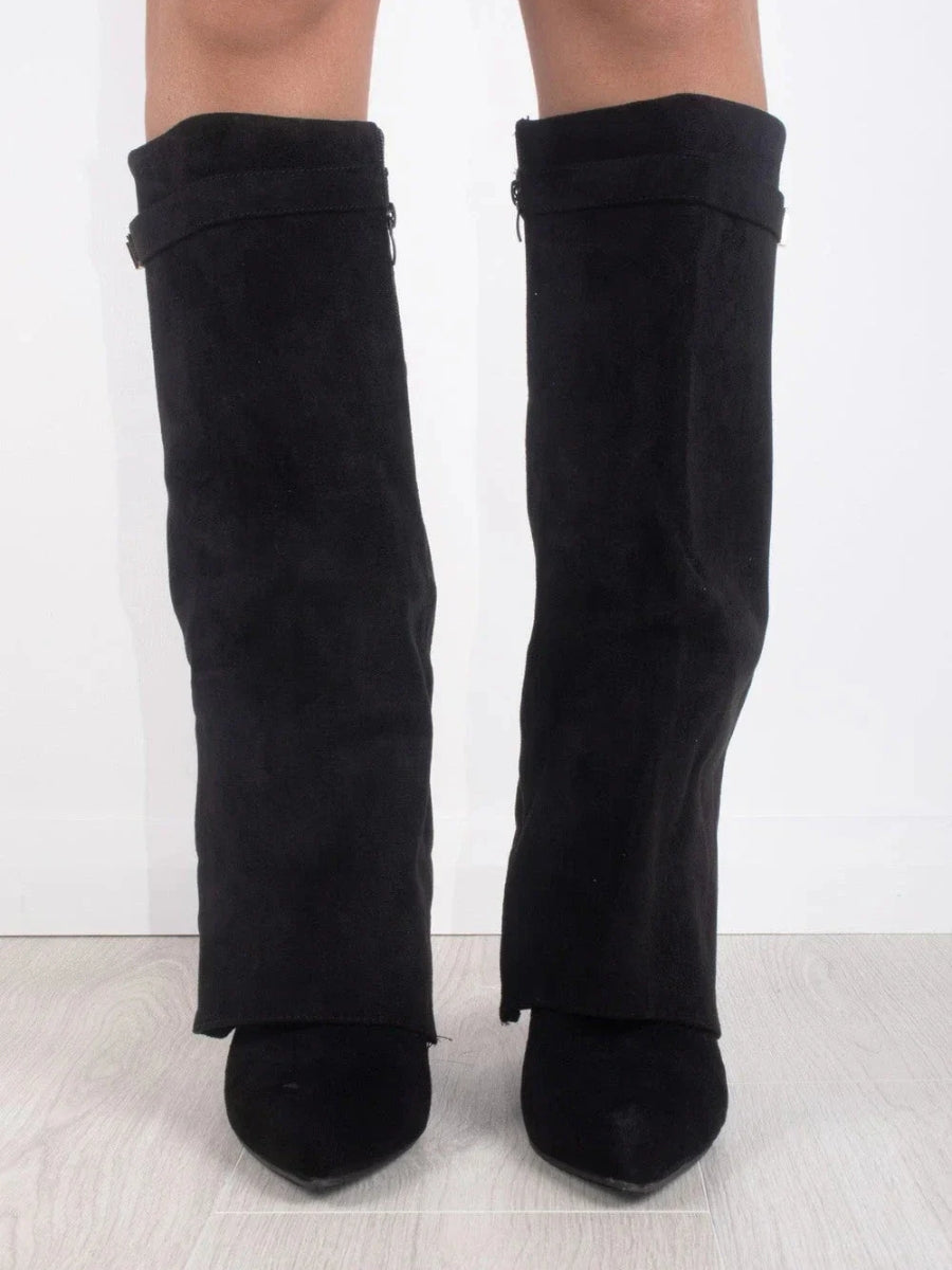 Women's High Knee-Length Boots — Elegant Dress Boots for Formal Occasions & Evening Events | Koossa