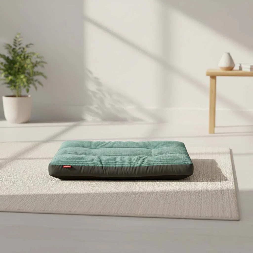 Dog Bed Memory Foam Washable Cover Waterproof Raised Edges Medium Large XL Non-Slip Orthopaedic Pet Cushion Mat Indoor | Koossa