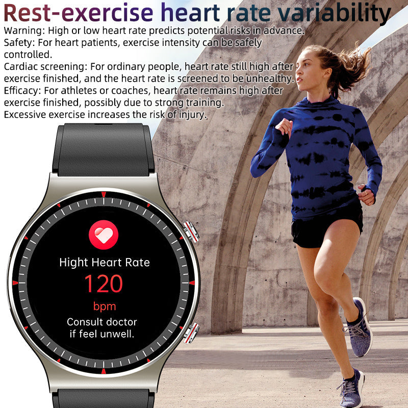 Women's Health Smartwatch with ECG & SpO2 Monitoring — Heart Rate Tracker for Active Wellness & Fitness | Koossa
