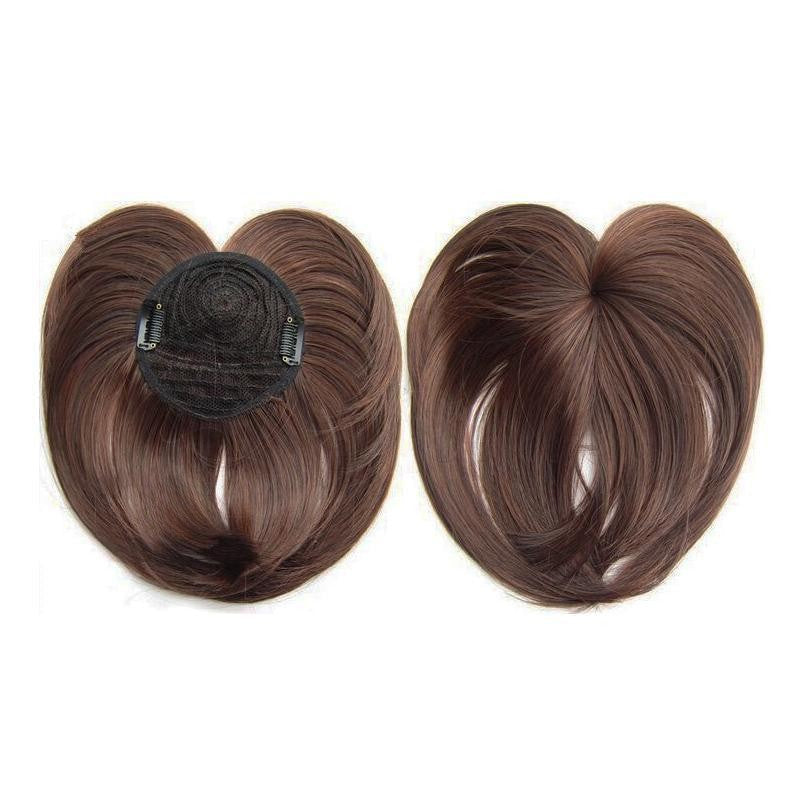 Human Hair Crown Topper Clip-In Hairpiece for Women, Thinning Crown Coverage, Natural Color Hair Toppers for Hair Loss and Volume | Lonoma
