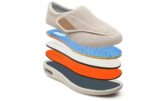 Extra Wide Diabetic Shoes for Swollen Feet – Memory Foam Comfort Footwear for Edema Relief & Circulation | Men Women Walking Shoes | Lonoma