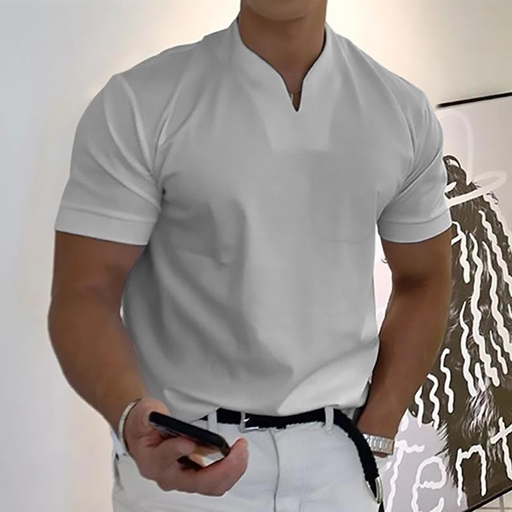 Men's Cotton Polo Shirt with Structured Collar in Classic Colours for Smart Casual Occasions | Koossa