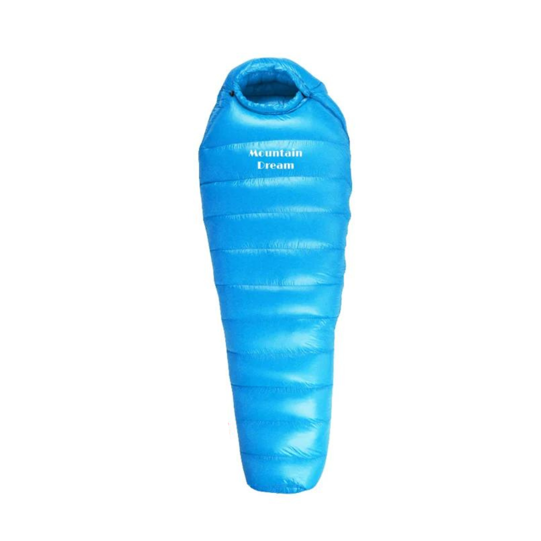 Lightweight Down Sleeping Bag for Camping & Backpacking – 4-Season Insulation with Adjustable Hood & Foot Box | Lonoma