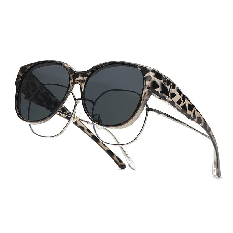 Surlinettes Solaires Polarisées UV400 Cat-Eye Protection Optimale pour Porteurs de Lunettes Homme Femme | Koossa