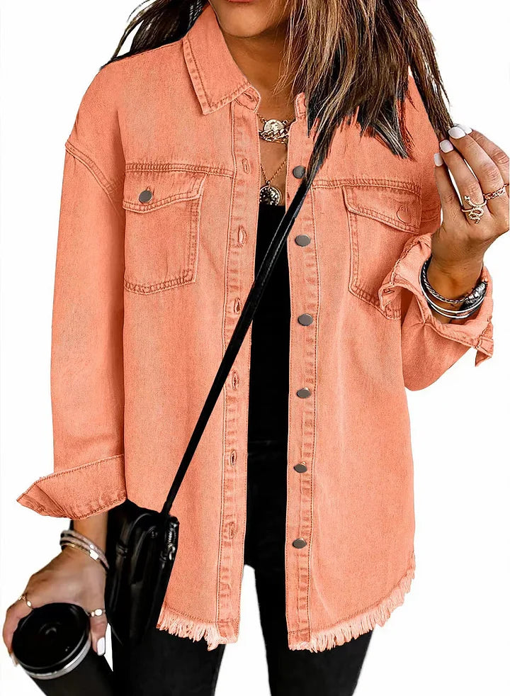 Women's Classic Denim Jacket — Timeless Everyday Outerwear in Premium Cotton for Effortless Style | Koossa