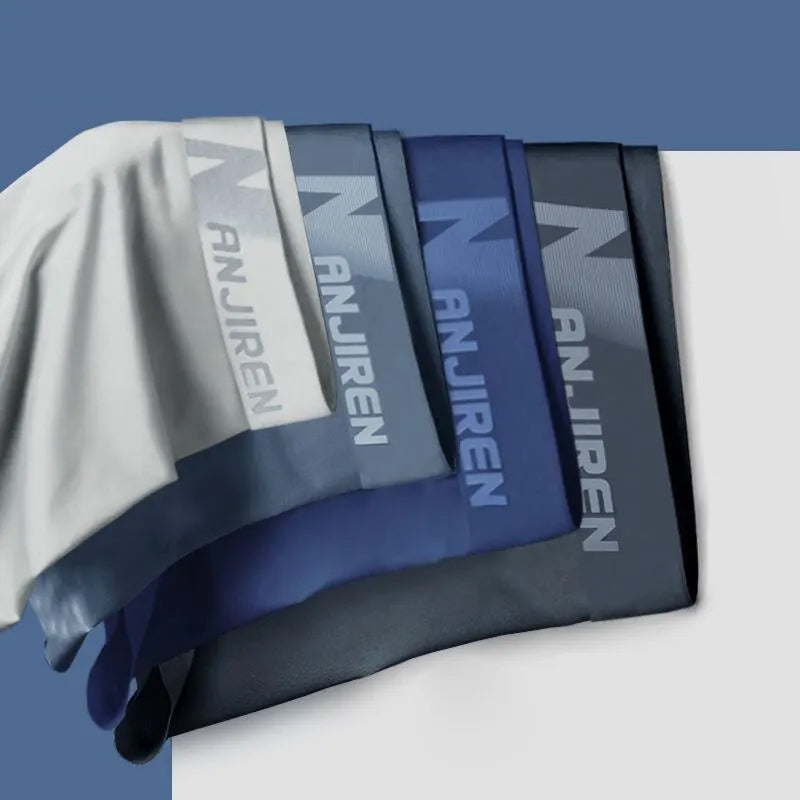 Men's Luxury Boxer Shorts Set — Silky Smooth Underwear for Everyday Comfort & Freshness 4-Pack | Koossa