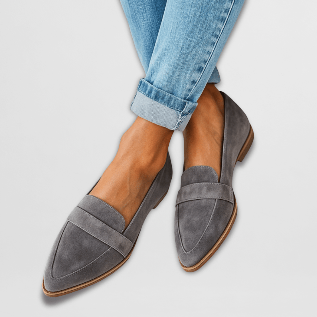 Suede Pointed Loafers in Classic Tones for Refined Everyday Elegance | Koossa