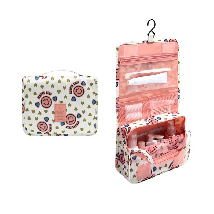 Women's Hanging Travel Toiletry Organiser Bag — Waterproof Cosmetics Case for Weekend Breaks & Holidays | Koossa