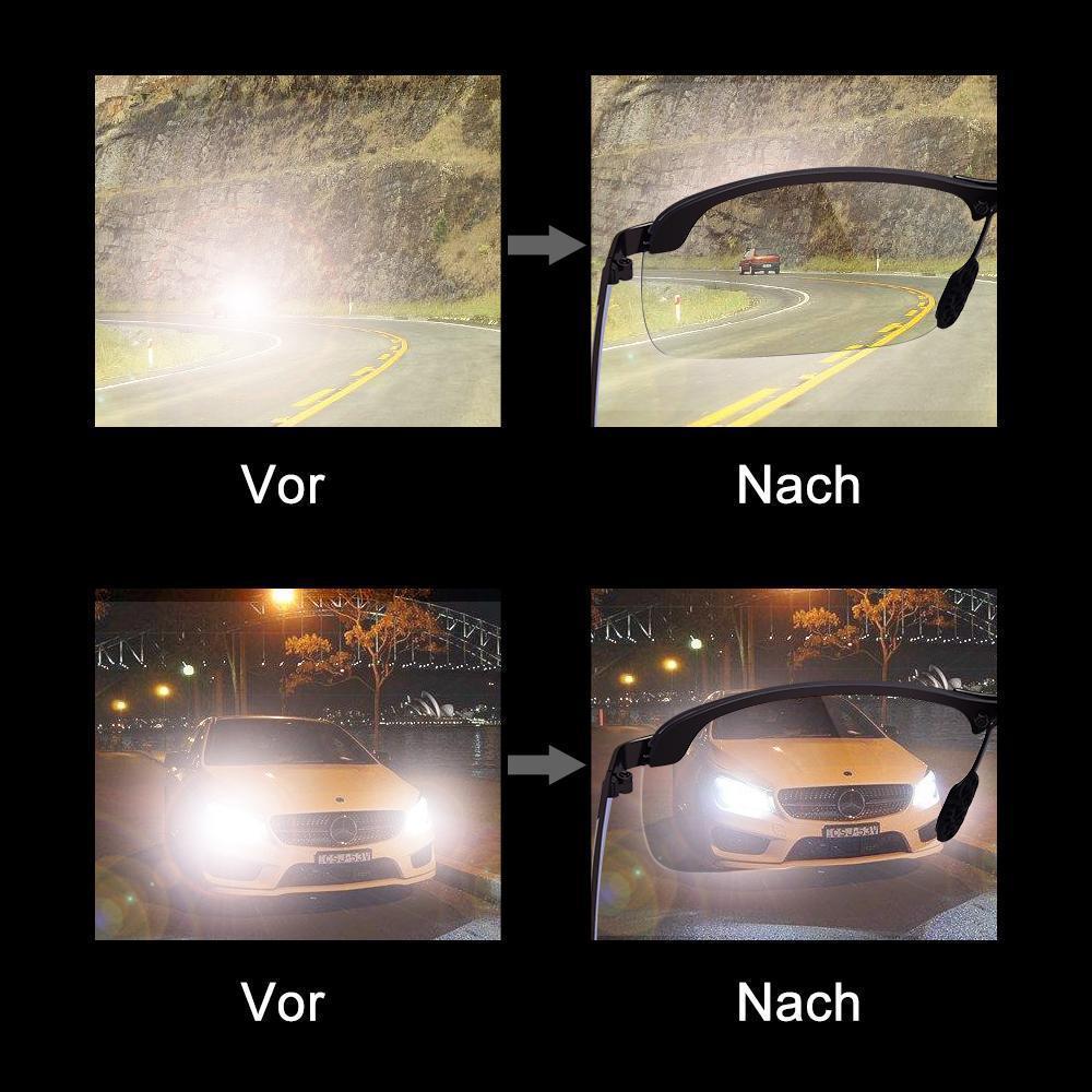 Photochromic Polarised Sunglasses — UV400 Protection Driving Glasses for Men & Women | Koossa
