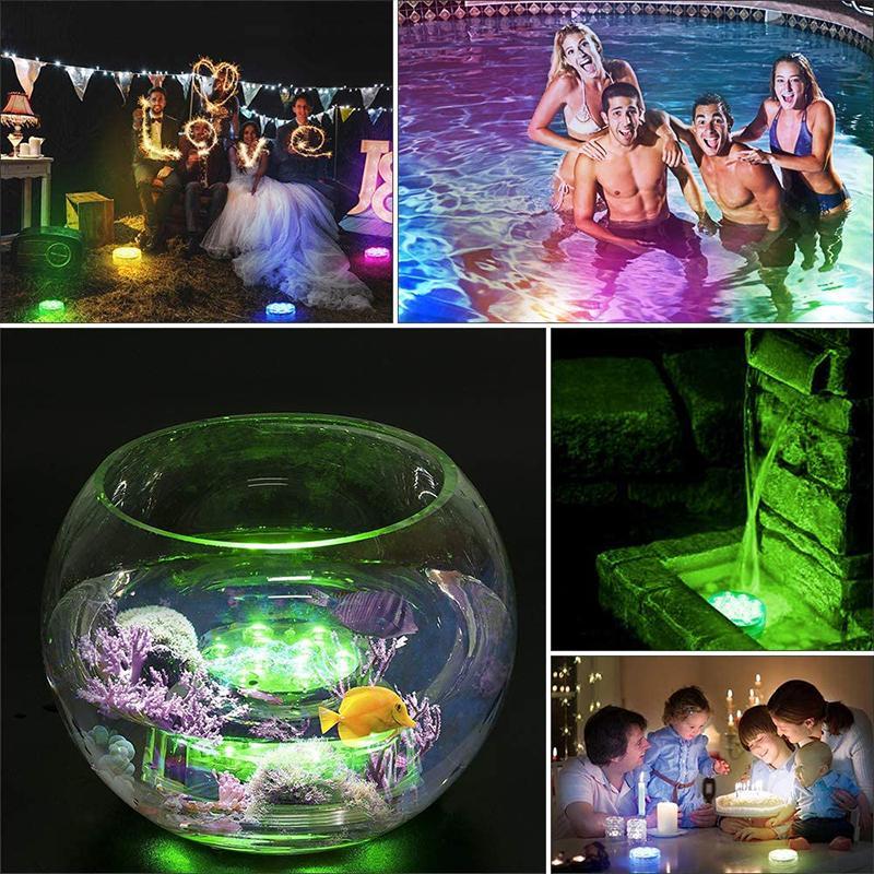 Projecteur LED immergeable multicolore IP68 pour piscine bassin aquarium éclairage aquatique décoratif | Koossa