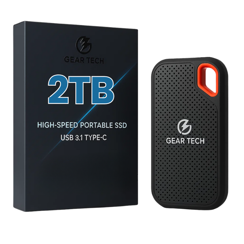 Disque SSD Externe 2 To USB-C Ultra-Rapide pour PC Portable Mac Photographie Vidéo Mobile Professionnel | Koossa