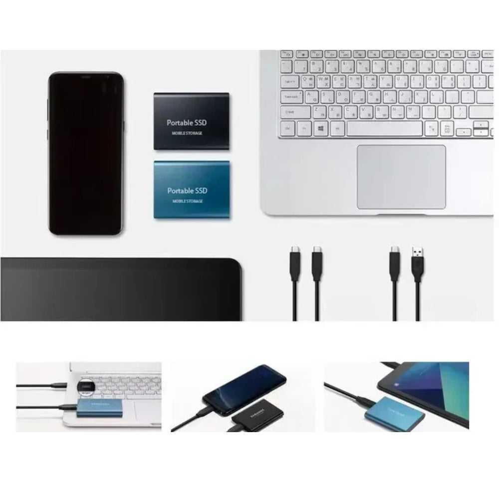 Disque SSD Externe USB 3.0 Portable Haute Vitesse pour Stockage de Données Professionnel et Personnel | Koossa