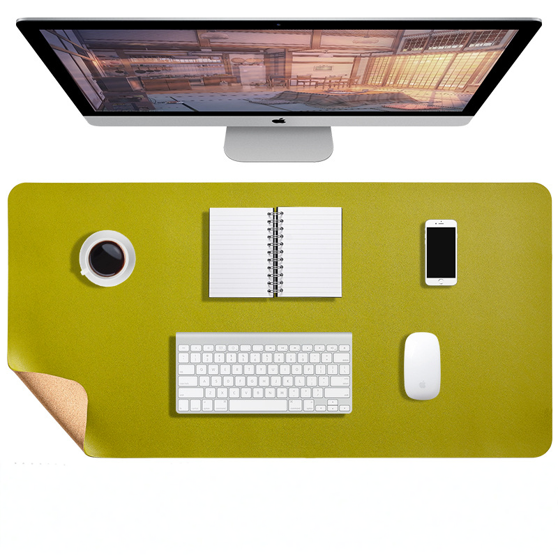 Faux Leather Desk Mat, Water-Resistant Non-Slip Large Mouse Pad & Laptop Desk Pad, Scratch-Resistant Desk Protector for Home Office | Lonoma
