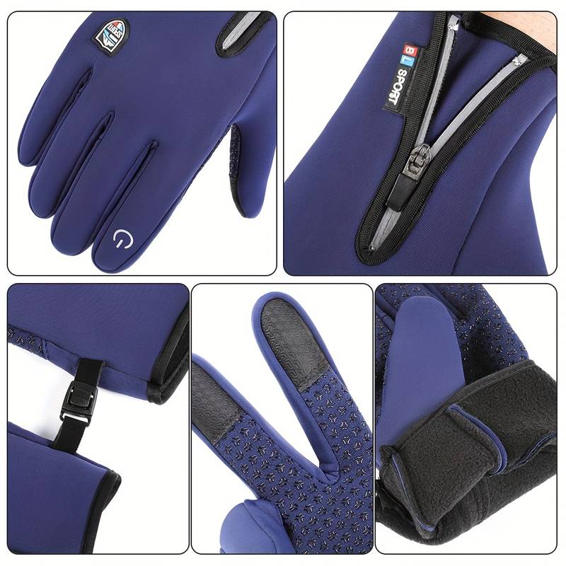 Heated Touchscreen Winter Gloves, USB Rechargeable Waterproof Windproof Thermal Gloves for Skiing, Cycling, Driving & Outdoor Activities | Lonoma