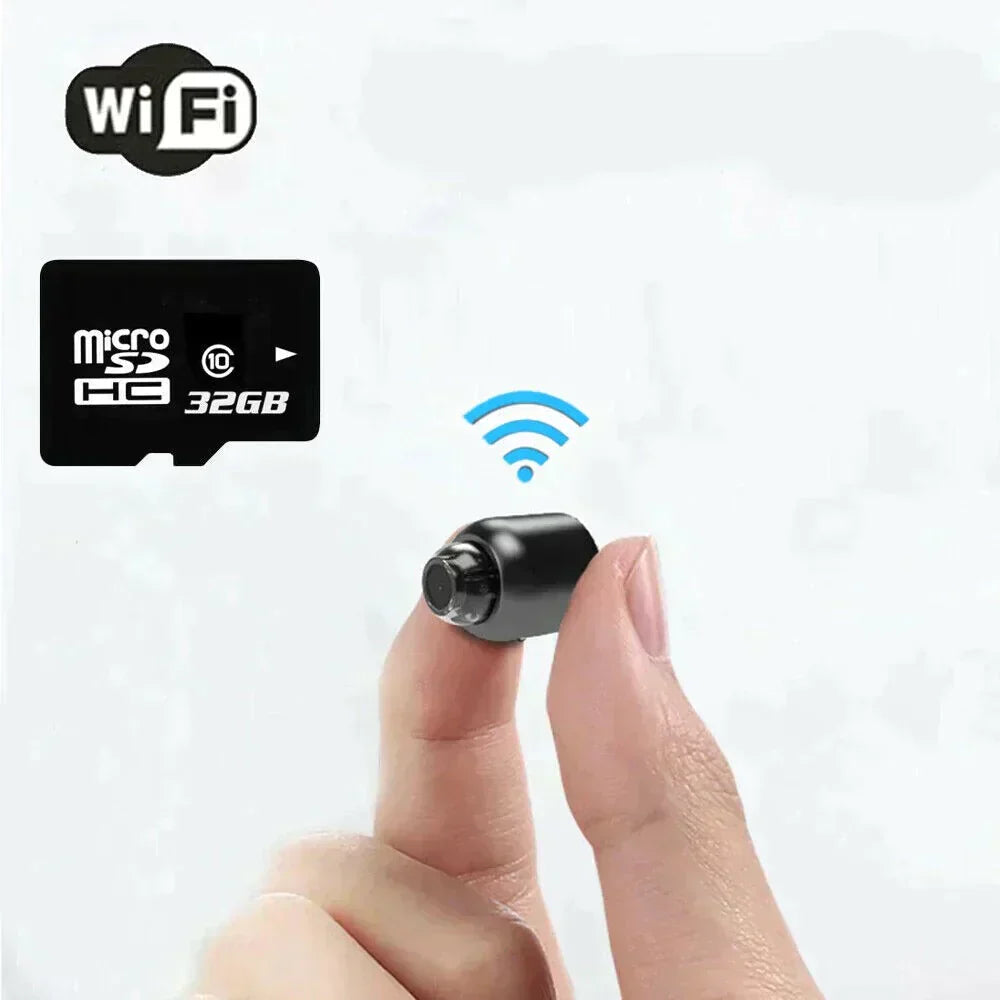 Caméra de surveillance Wi-Fi compacte full HD 1080p avec vision nocturne et détection de mouvement intérieur | Koossa