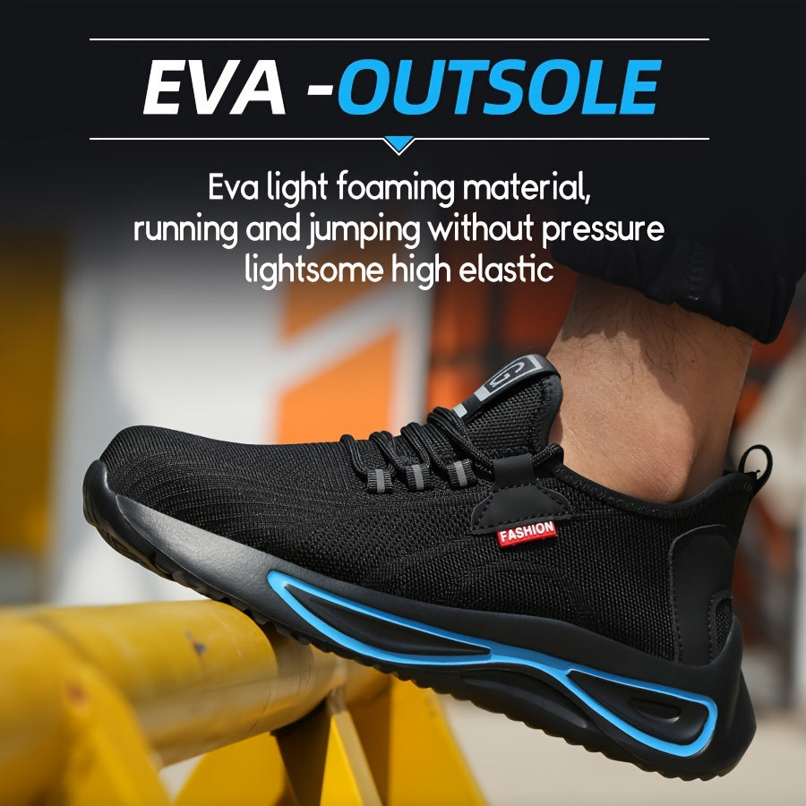 Men's Steel Toe Safety Work Shoes — Lightweight Protective Footwear for Construction & Outdoor Work | Koossa