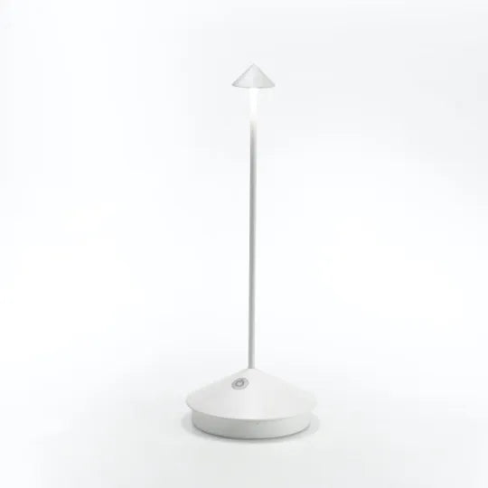 Cordless LED Table Lamp, Rechargeable Touch Dimmable Accent Light, Modern Bedside Lamp for Bedroom, Patio & Outdoor Dining Table | Lonoma