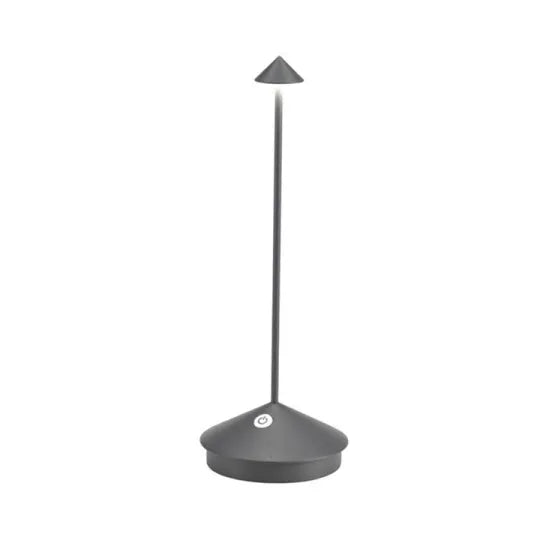Cordless LED Table Lamp, Rechargeable Touch Dimmable Accent Light, Modern Bedside Lamp for Bedroom, Patio & Outdoor Dining Table | Lonoma