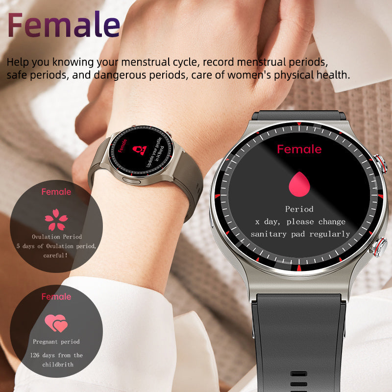 Women's Health Smartwatch with ECG & SpO2 Monitoring — Heart Rate Tracker for Active Wellness & Fitness | Koossa