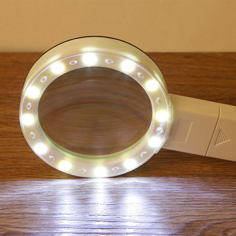 Loupe Éclairée à LED Grossissement 30× pour Lecture Confortable et Vision Améliorée au Quotidien et Travaux de Précision | Koossa
